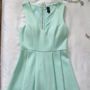 Baby Blue Skater Dress